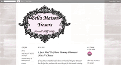 Desktop Screenshot of bellamaisontresors.blogspot.com