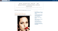 Desktop Screenshot of hotanjelinajolie.blogspot.com