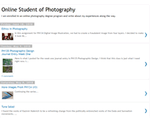 Tablet Screenshot of onlinestudentofphotography.blogspot.com