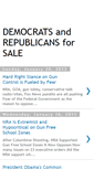 Mobile Screenshot of democratsforsale.blogspot.com