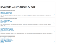 Tablet Screenshot of democratsforsale.blogspot.com