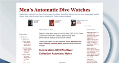 Desktop Screenshot of mensautomaticdivewatch.blogspot.com