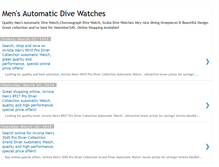 Tablet Screenshot of mensautomaticdivewatch.blogspot.com