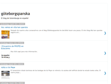 Tablet Screenshot of goteborgspanska.blogspot.com