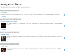 Tablet Screenshot of mainlyaboutgames.blogspot.com