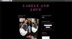 Desktop Screenshot of labels-n-love.blogspot.com