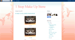 Desktop Screenshot of 1stopmakeupstore.blogspot.com