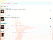 Tablet Screenshot of 1stopmakeupstore.blogspot.com