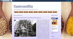 Desktop Screenshot of gastronofilia.blogspot.com