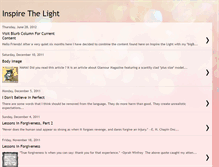 Tablet Screenshot of inspirethelight.blogspot.com