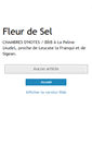Mobile Screenshot of fleurdesel-lapalme.blogspot.com