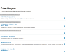 Tablet Screenshot of entre-margens.blogspot.com