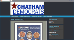 Desktop Screenshot of chathamdemocrats.blogspot.com