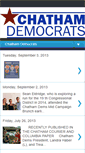 Mobile Screenshot of chathamdemocrats.blogspot.com