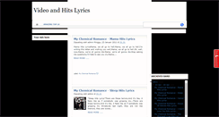 Desktop Screenshot of hits-lyrics.blogspot.com