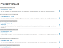 Tablet Screenshot of dreamlandproject.blogspot.com