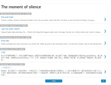 Tablet Screenshot of momentof-silence.blogspot.com