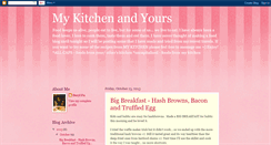 Desktop Screenshot of mykitchenandyours.blogspot.com