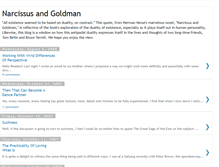 Tablet Screenshot of narcissusandgoldman.blogspot.com