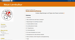 Desktop Screenshot of neue-lernkultur.blogspot.com