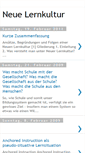 Mobile Screenshot of neue-lernkultur.blogspot.com