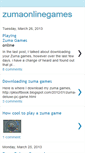 Mobile Screenshot of playingzumagame.blogspot.com