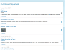 Tablet Screenshot of playingzumagame.blogspot.com