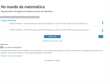 Tablet Screenshot of nomundodamatematica.blogspot.com