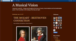 Desktop Screenshot of amusicalvision.blogspot.com