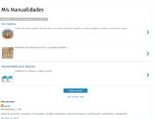 Tablet Screenshot of janitamismanualidades.blogspot.com