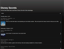 Tablet Screenshot of disney-secrets.blogspot.com