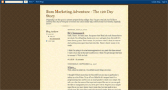 Desktop Screenshot of bum-marketing-adventure.blogspot.com