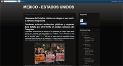 Desktop Screenshot of mexicoyestadosunidos.blogspot.com