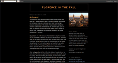 Desktop Screenshot of florenceinthefall.blogspot.com