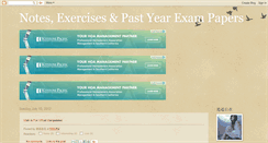 Desktop Screenshot of notes-exampaper.blogspot.com