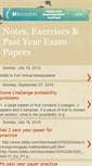 Mobile Screenshot of notes-exampaper.blogspot.com