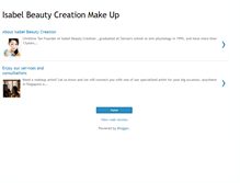Tablet Screenshot of isabelmakeup.blogspot.com