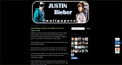 Desktop Screenshot of justin-bieber-wallpapers.blogspot.com