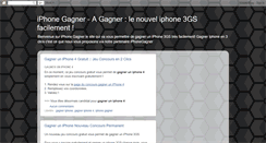 Desktop Screenshot of iphone-gagner.blogspot.com