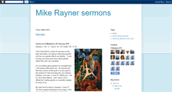 Desktop Screenshot of mikeraynersermons.blogspot.com