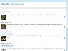 Tablet Screenshot of mikeraynersermons.blogspot.com