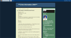 Desktop Screenshot of crimeinfo2008.blogspot.com