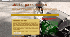 Desktop Screenshot of chifaparatodos.blogspot.com