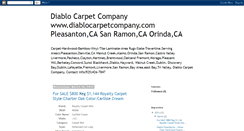 Desktop Screenshot of diablocarpetcompany.blogspot.com