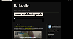 Desktop Screenshot of flunkiballer.blogspot.com