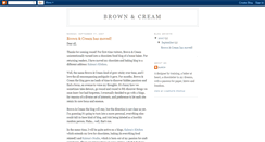 Desktop Screenshot of brownandcream.blogspot.com