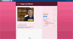 Desktop Screenshot of last-minute-viaggi.blogspot.com