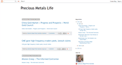 Desktop Screenshot of preciousmetalslife.blogspot.com