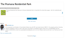 Tablet Screenshot of pramamanaresidentialpark.blogspot.com