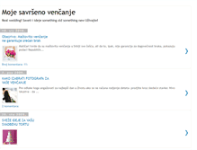 Tablet Screenshot of mojesavrsenovencanje.blogspot.com